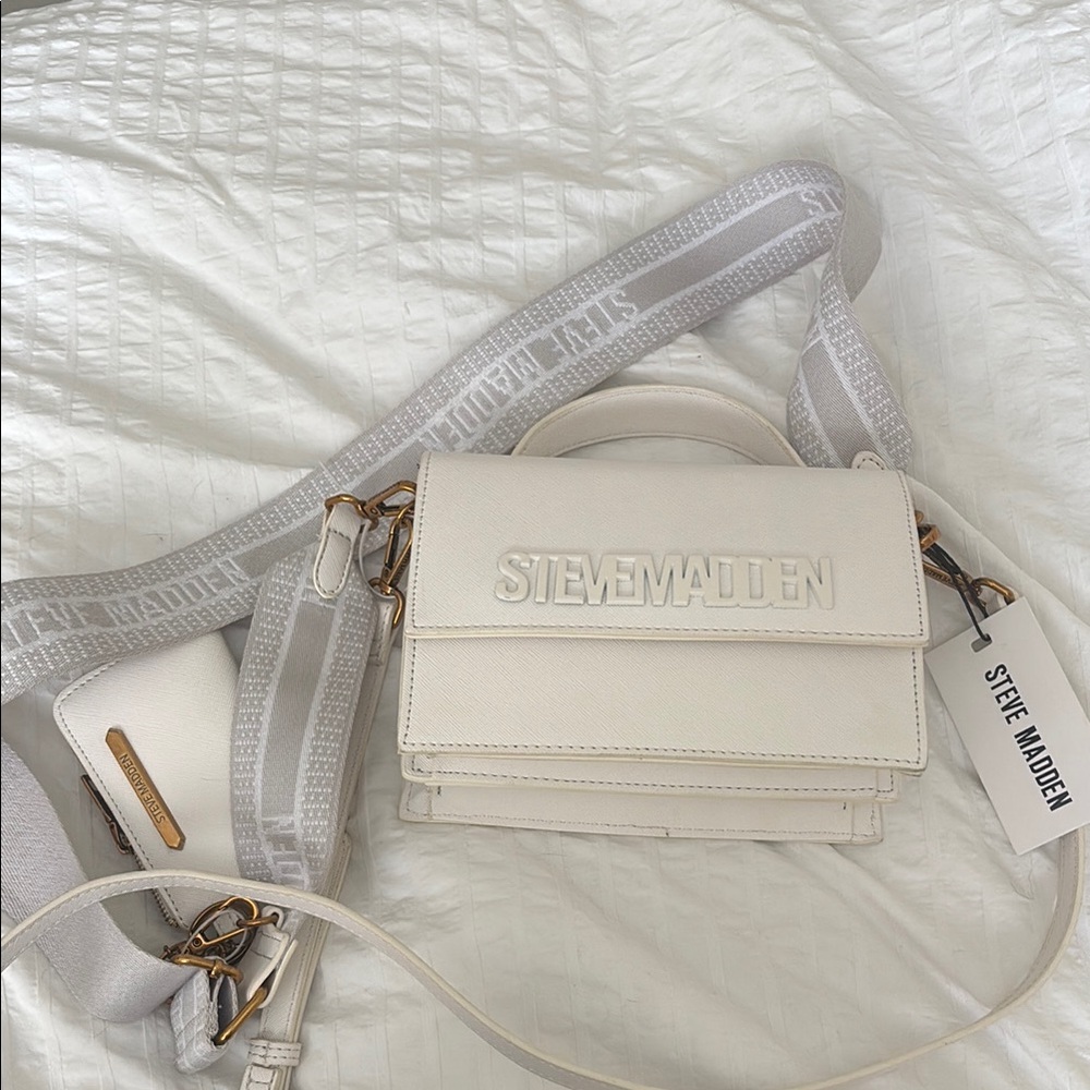 Steve Madden bhama crossbody white
